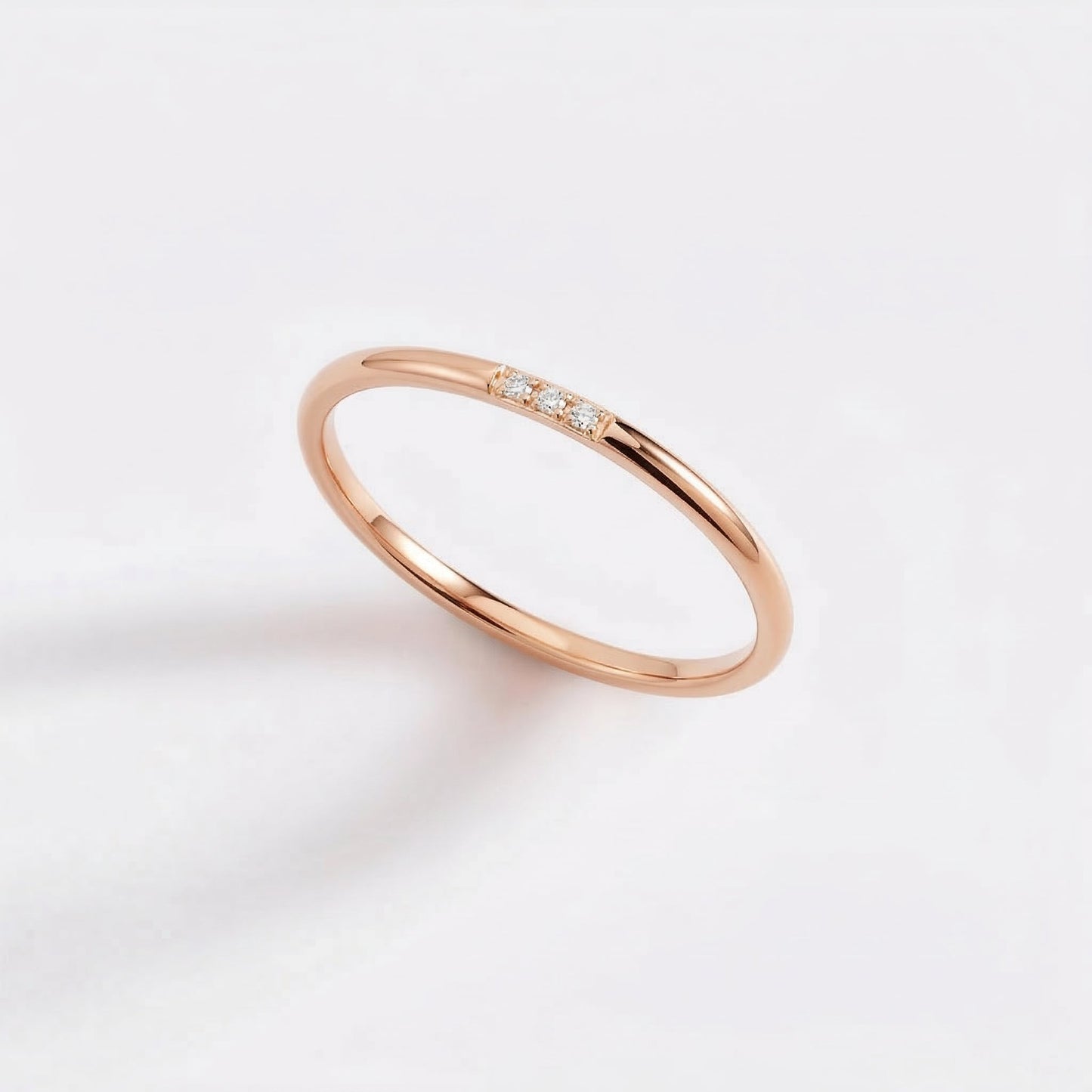 Dainty Diamonds Stacking Ring