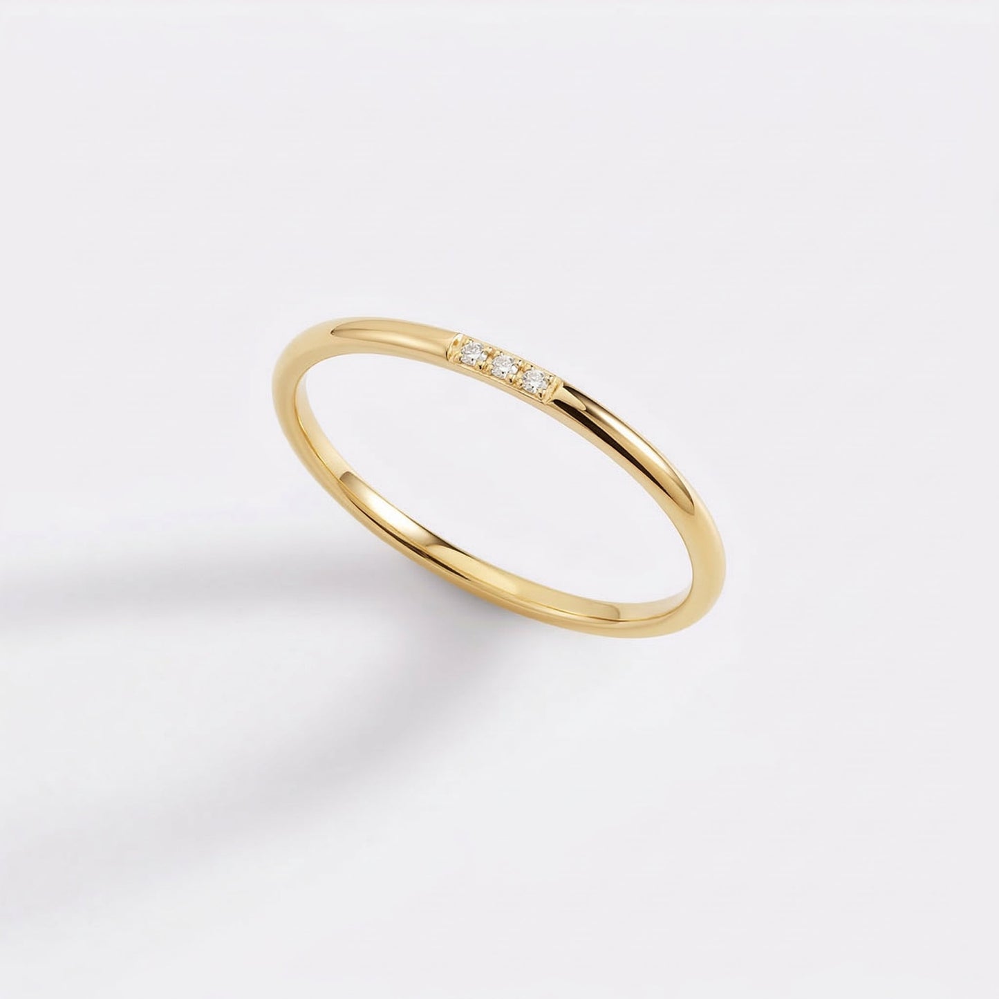 Dainty Diamonds Stacking Ring