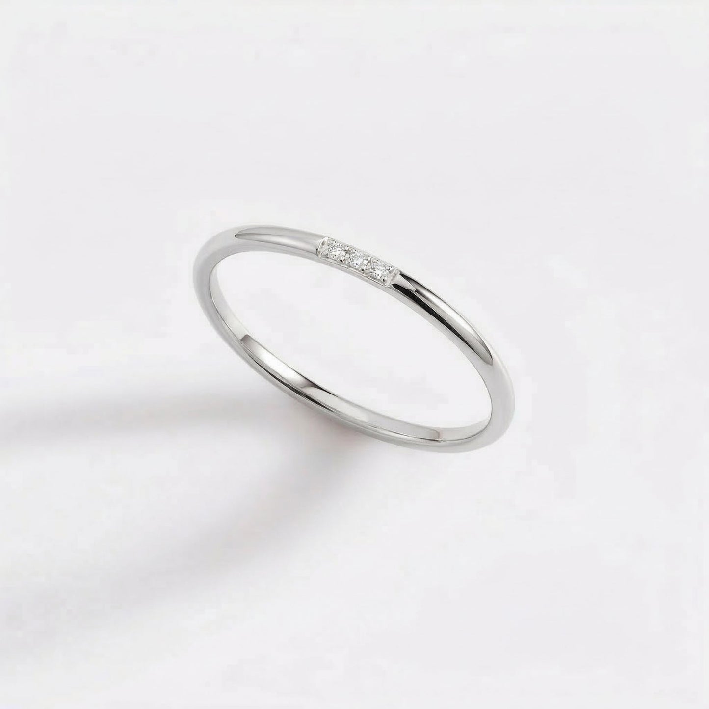 Dainty Diamonds Stacking Ring