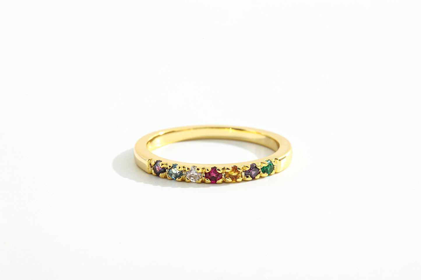 Dainty Stackable Birthstone Ring