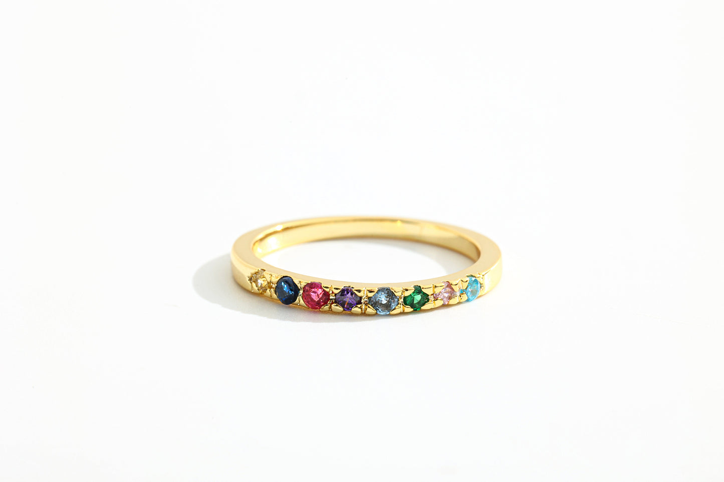 Dainty Stackable Birthstone Ring