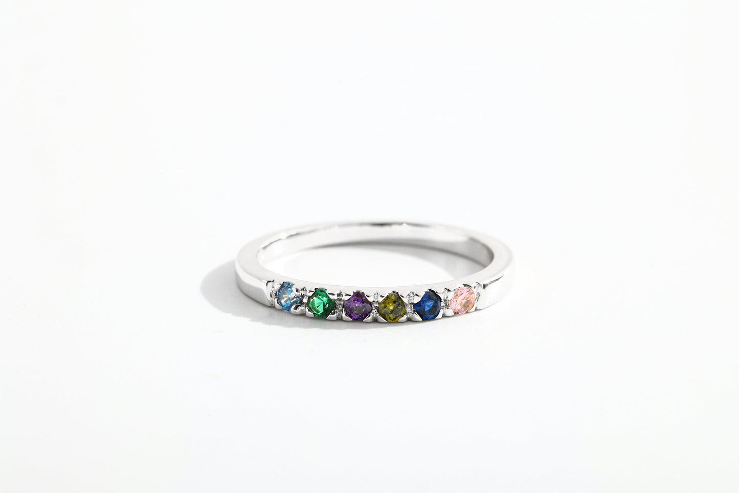 Dainty Stackable Birthstone Ring