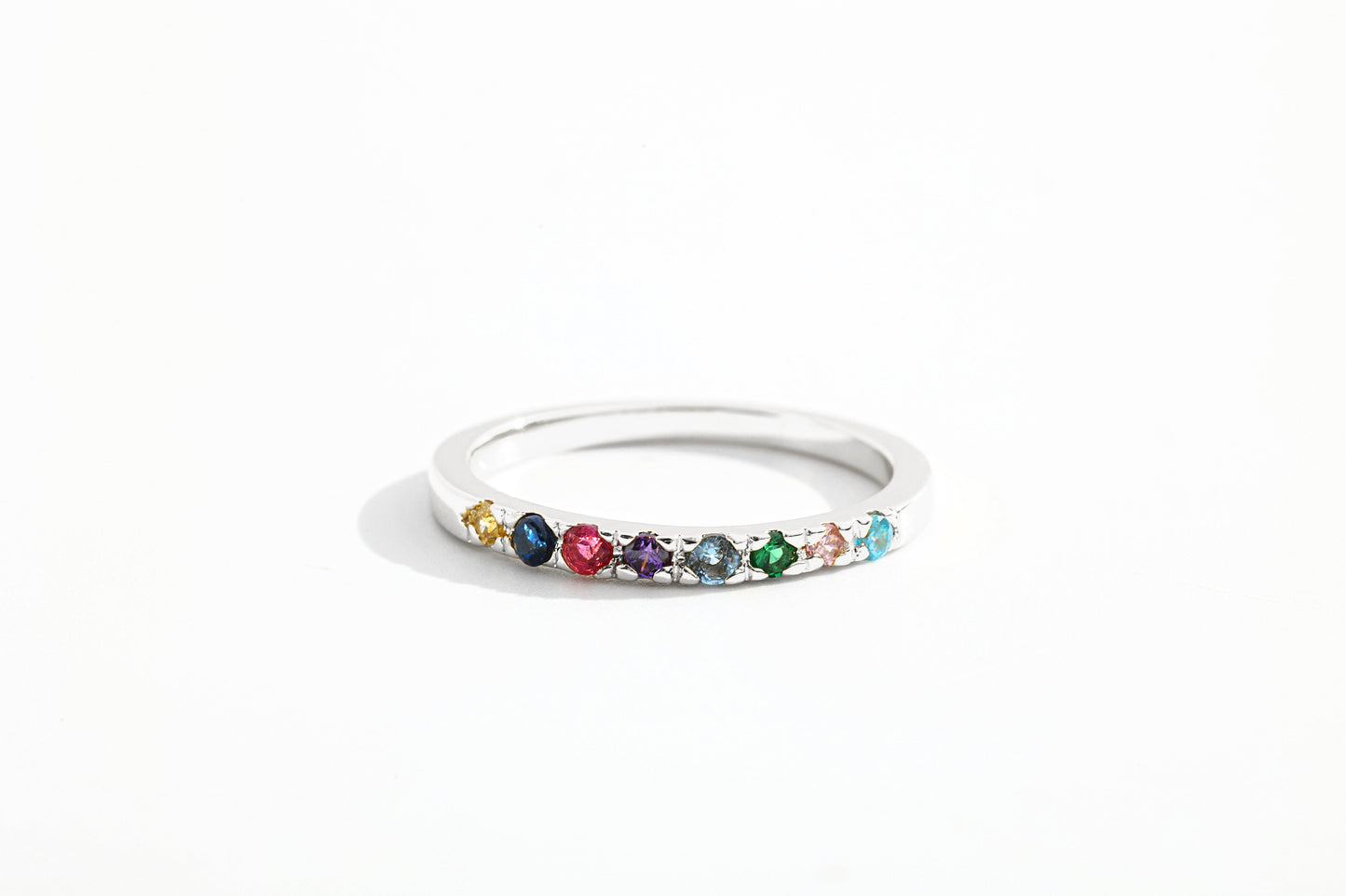 Dainty Stackable Birthstone Ring