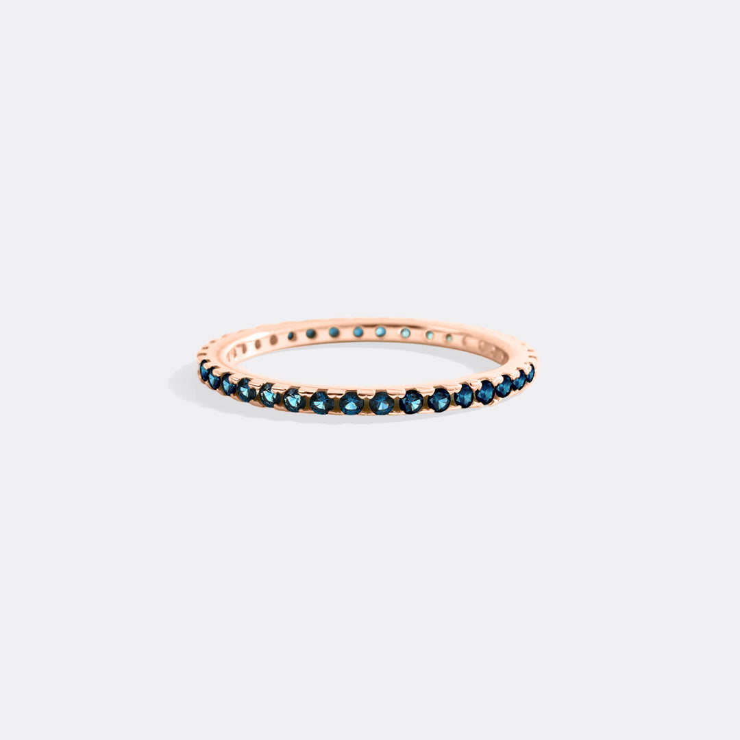 December Birthstone Eternity Stacking Ring
