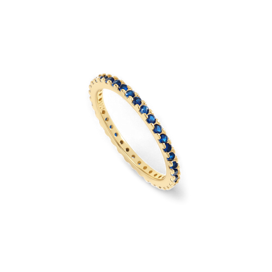 December Birthstone Eternity Stacking Ring
