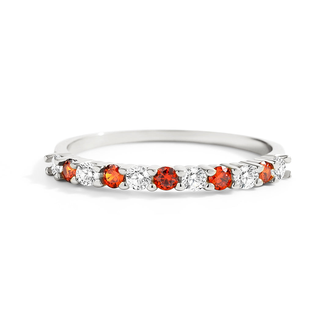 Diamond & Gemstone Stackable Ring