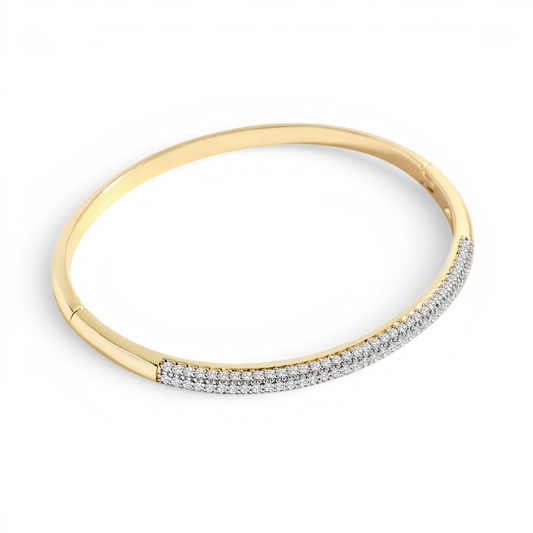 Domed Pave Cuff Bracelet