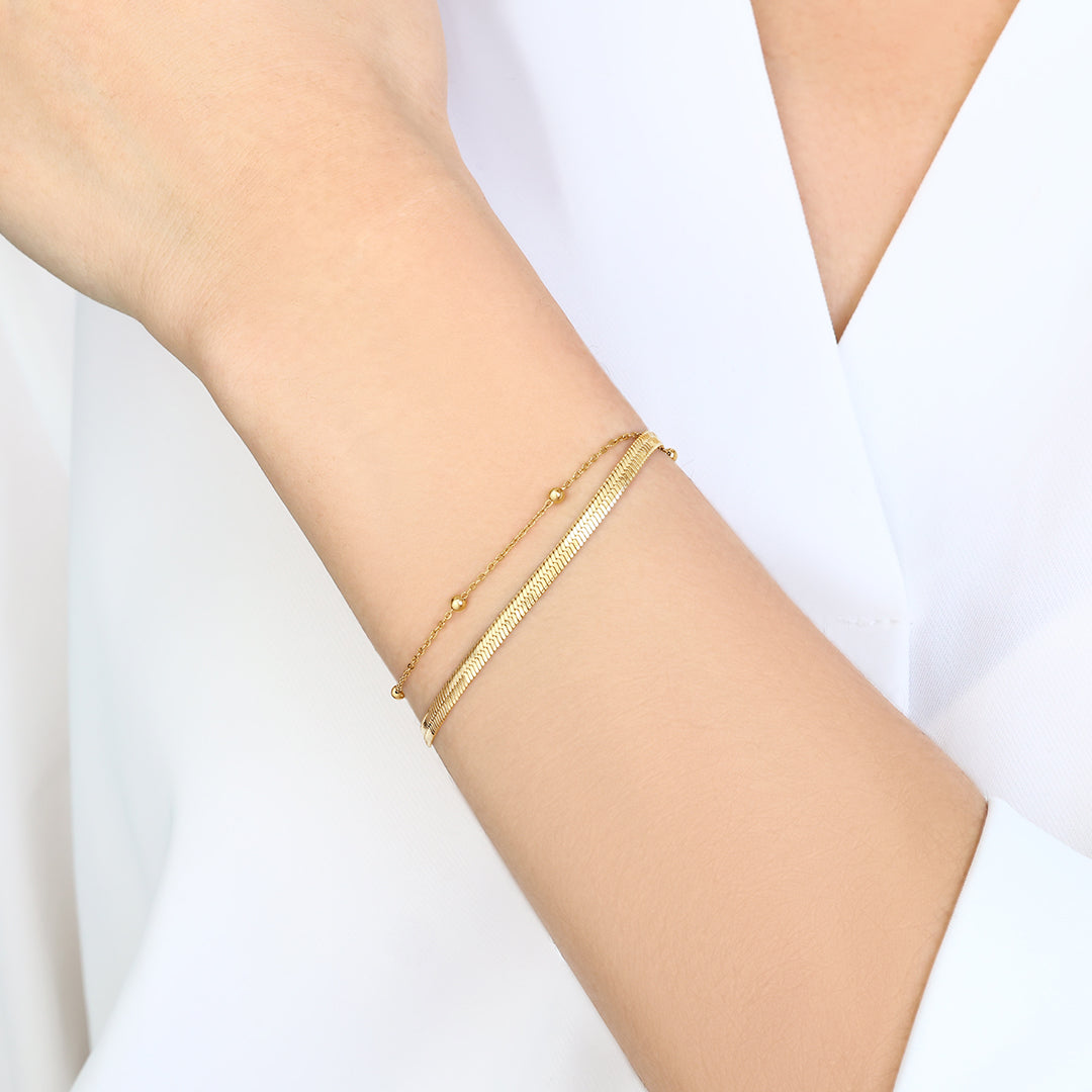 Everyday Stacked Bracelet