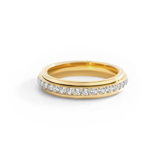 Spinning Fidget Eternity Ring