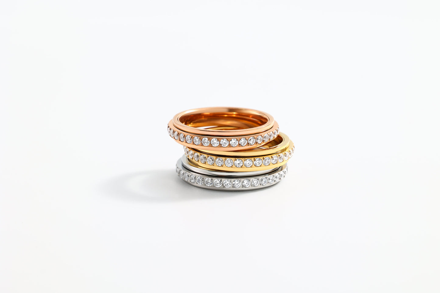 Spinning Fidget Eternity Ring