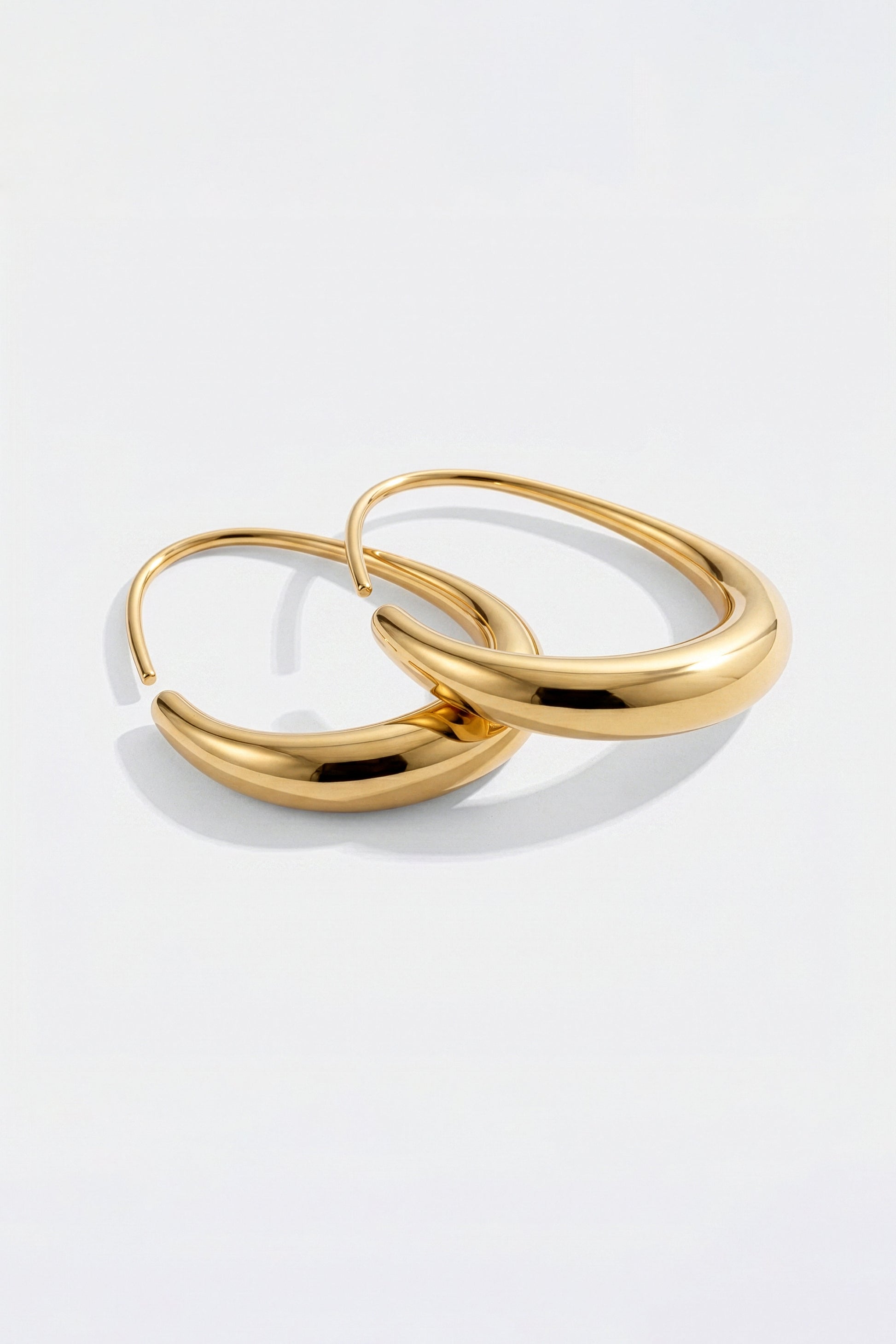 Fluid Hoop Earrings
