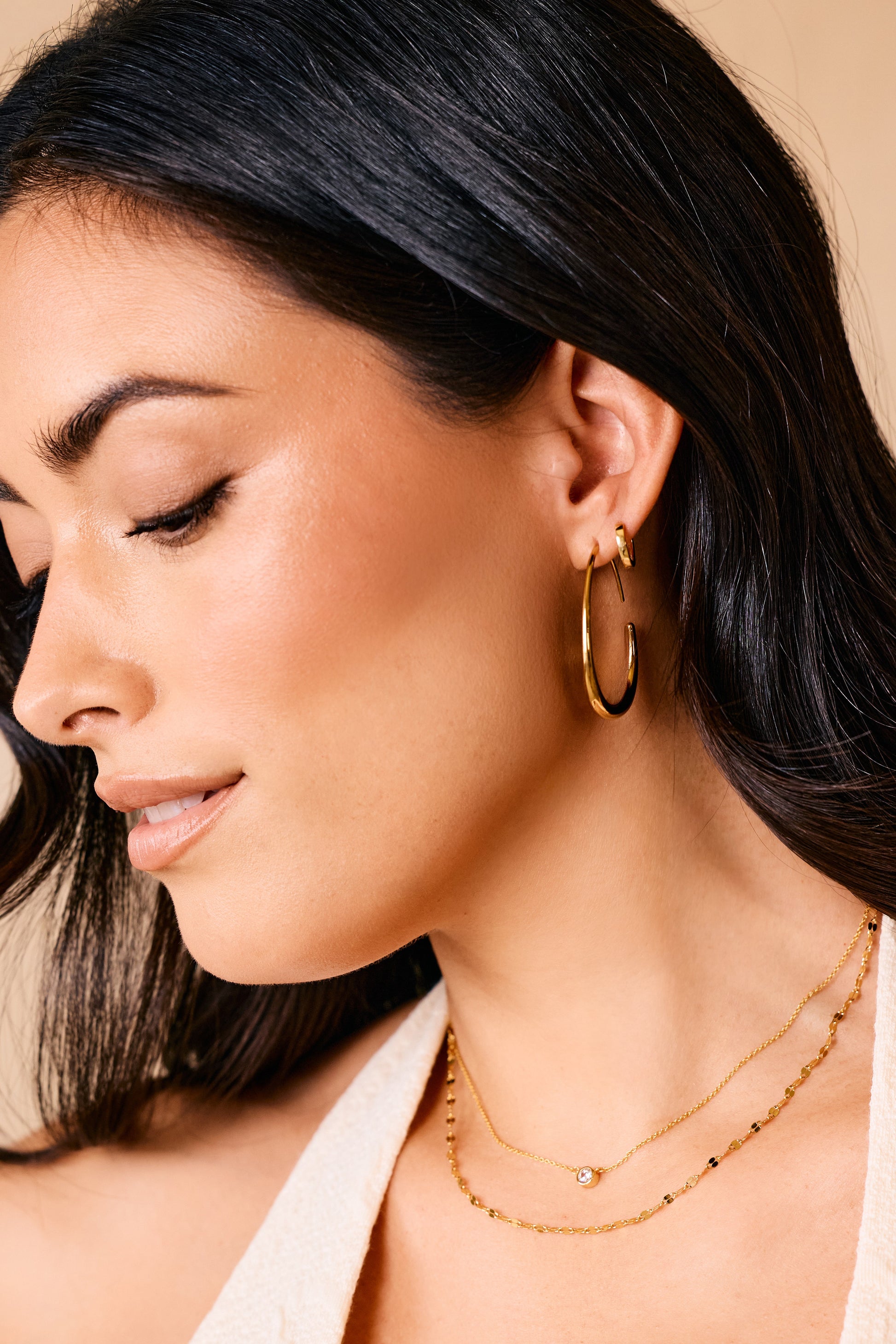Fluid Hoop Earrings