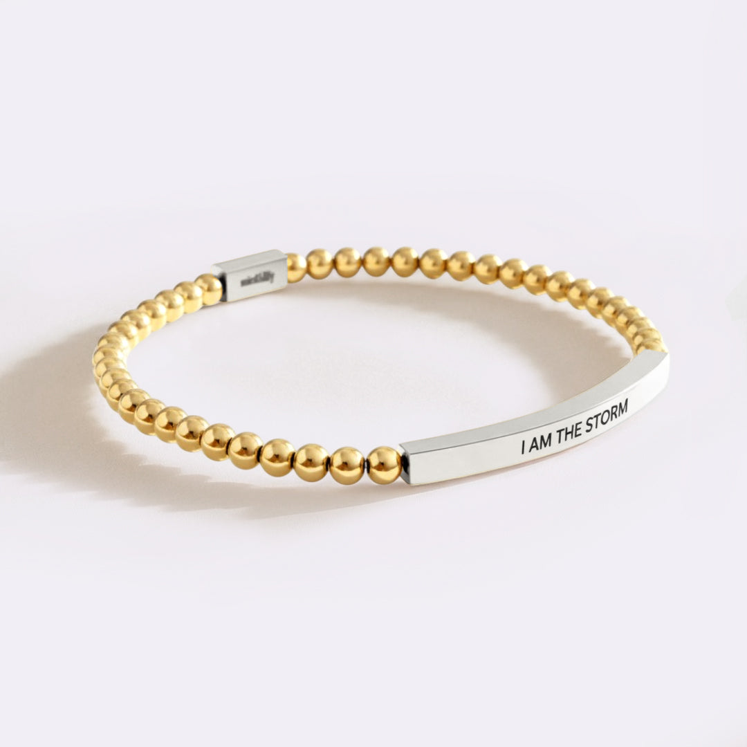 I Am The Storm Beaded Inspire Bracelet