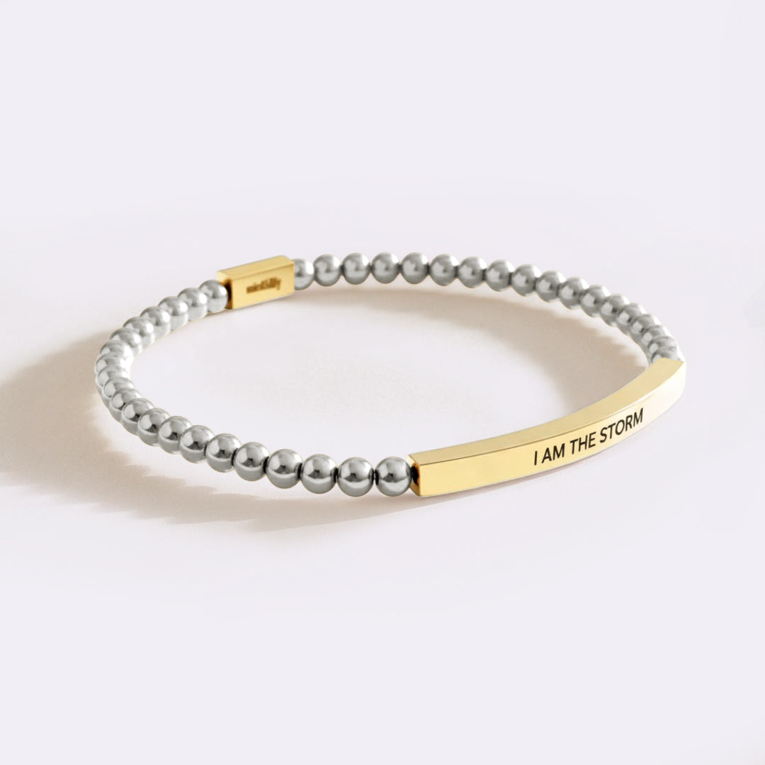 I Am The Storm Beaded Inspire Bracelet