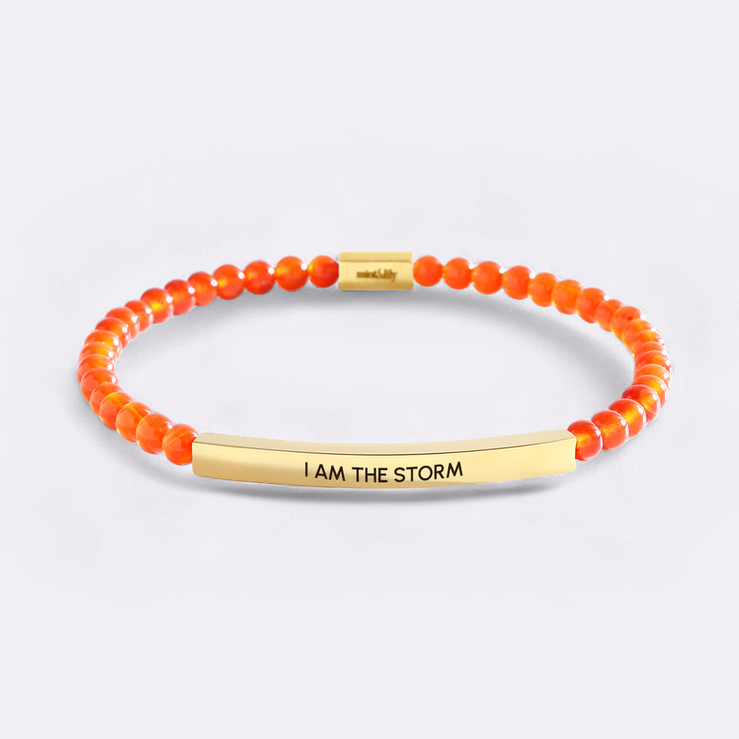 I Am The Storm Beaded Inspire Bracelet