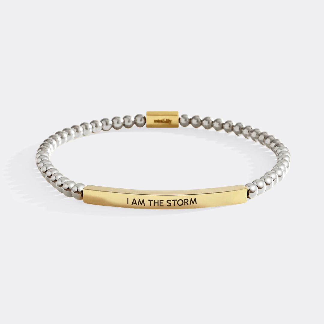 I Am The Storm Beaded Inspire Bracelet
