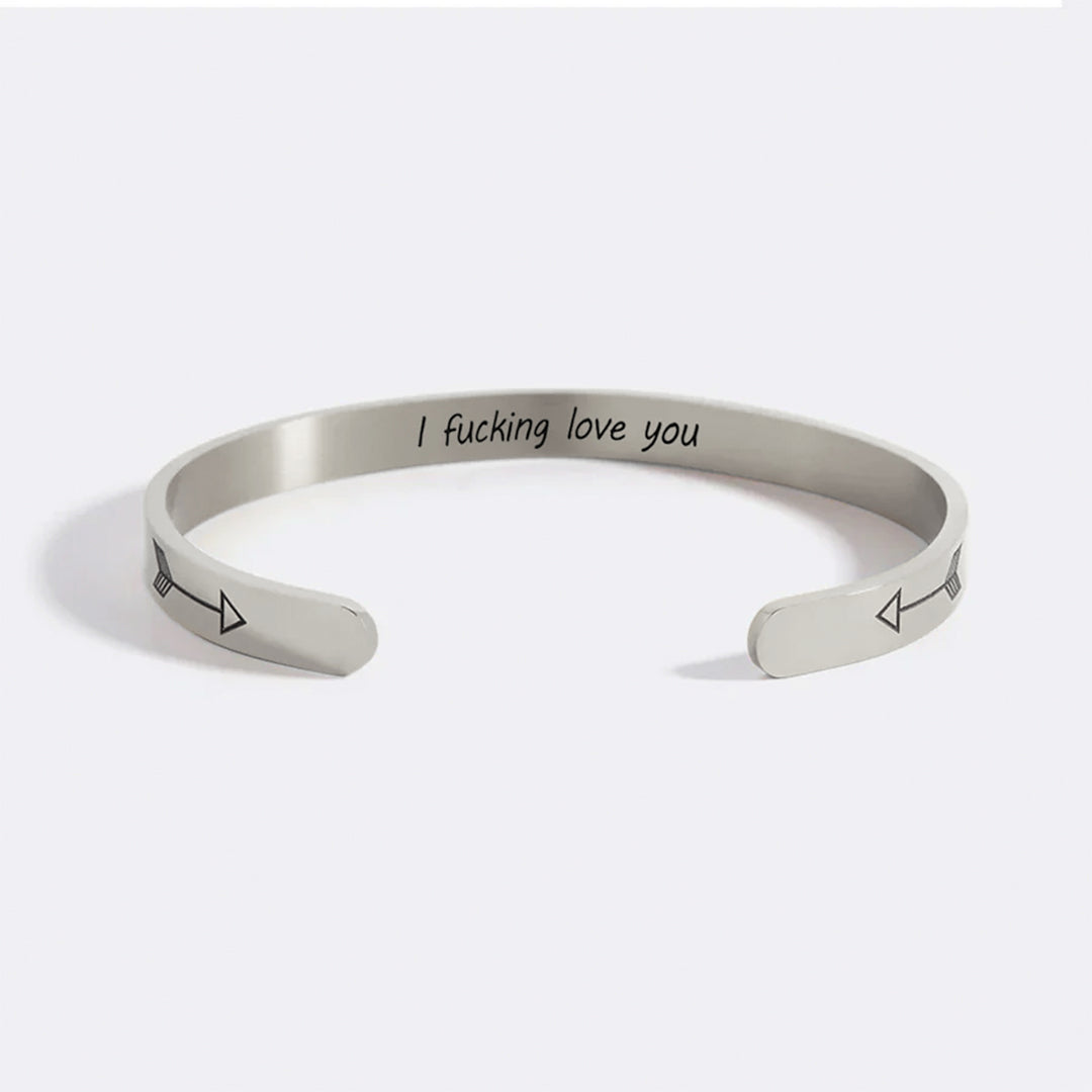 I Fucking Love You Cuff Bracelet