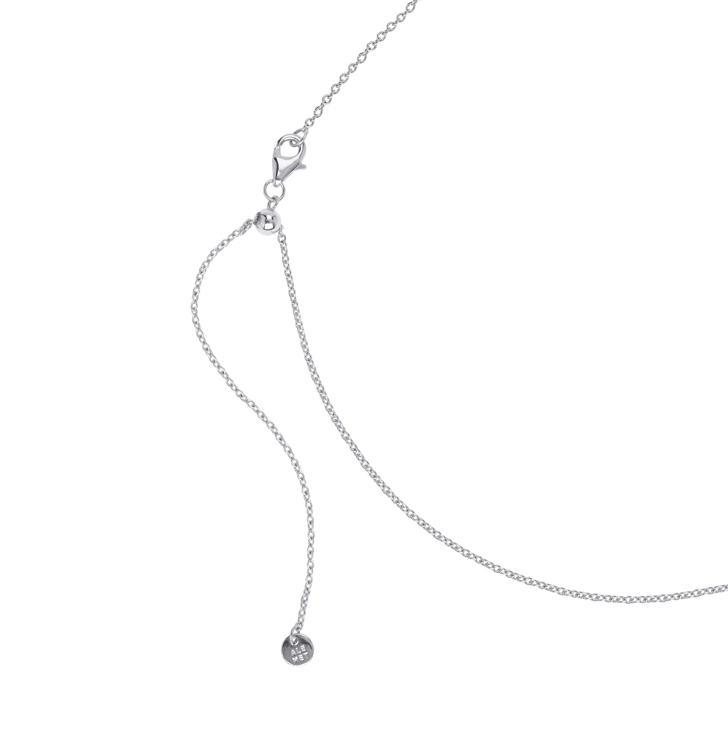 Italian Milano Sterling Silver Adjustable Chain Necklace