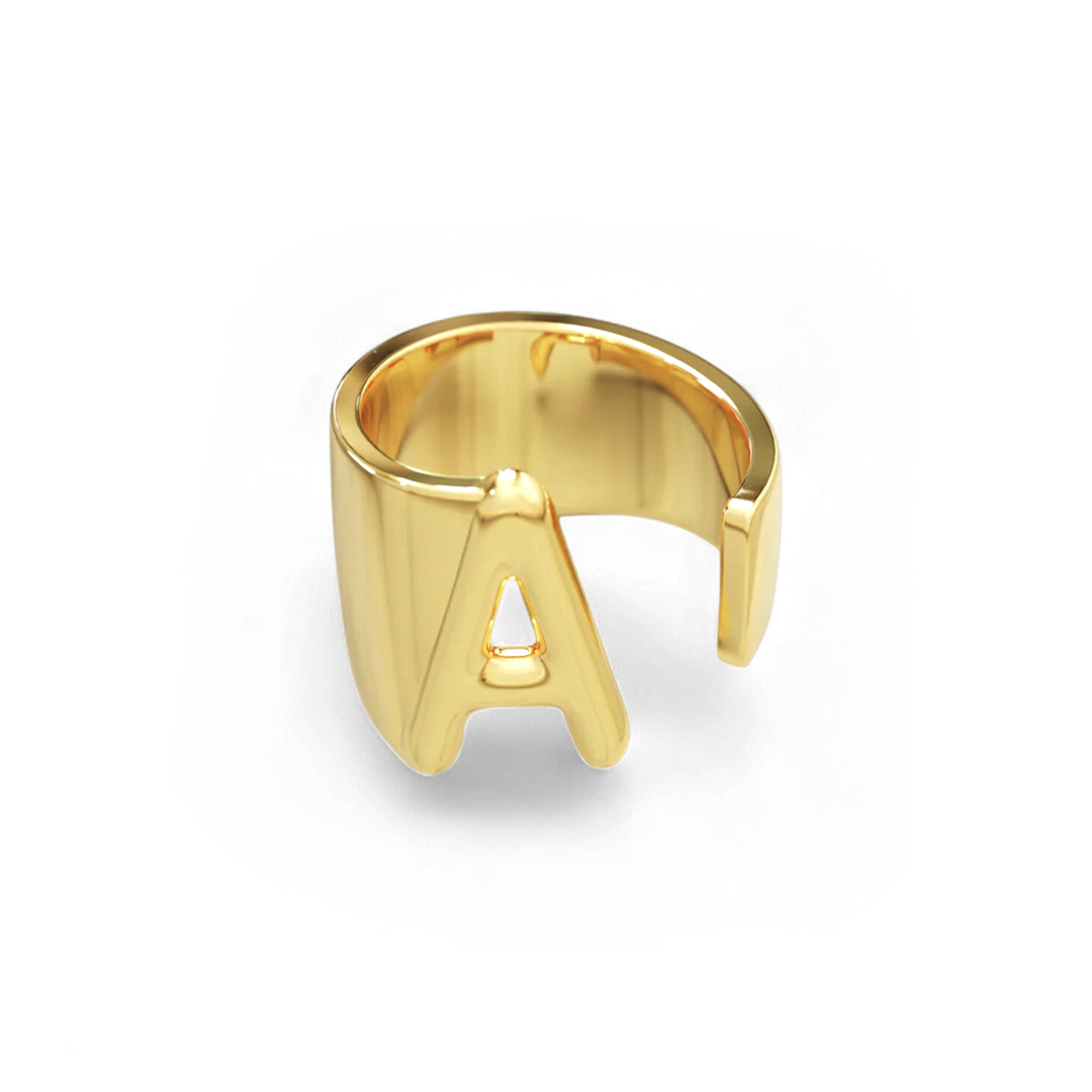 Initial Monogram Ring
