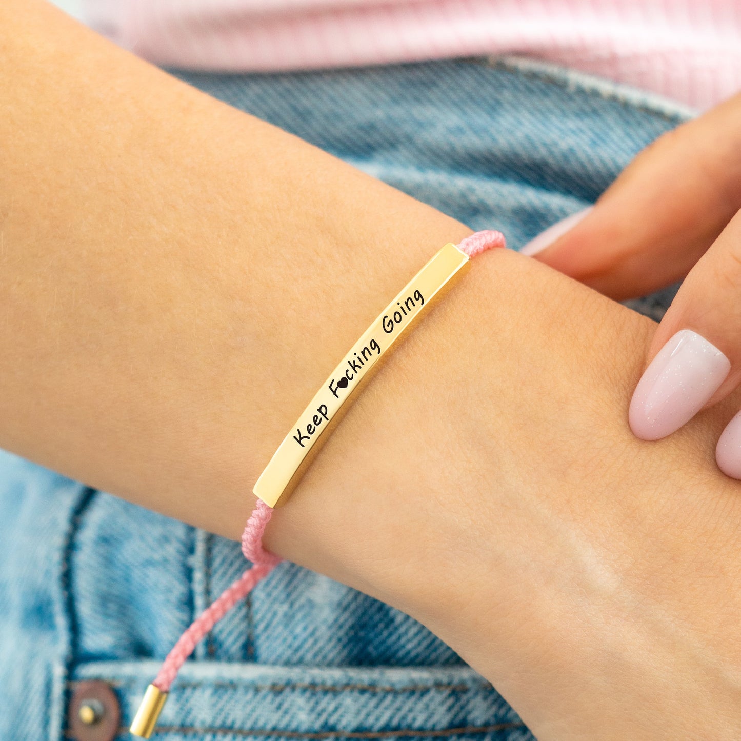 Keep Fcking Going Inspire Bracelet