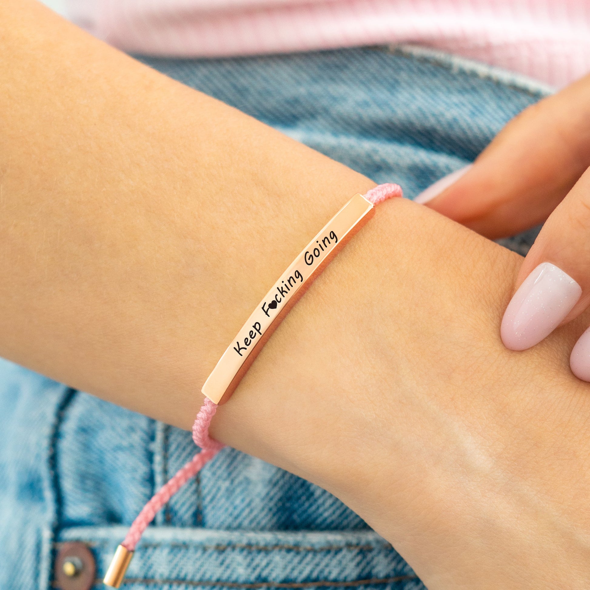 Keep Fcking Going Inspire Bracelet