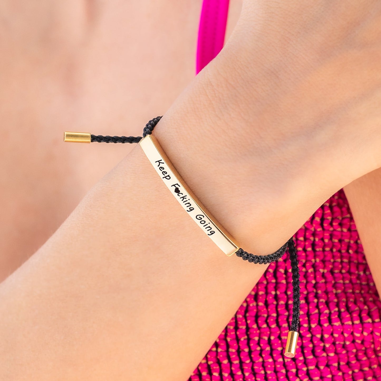 Keep Fcking Going Inspire Bracelet
