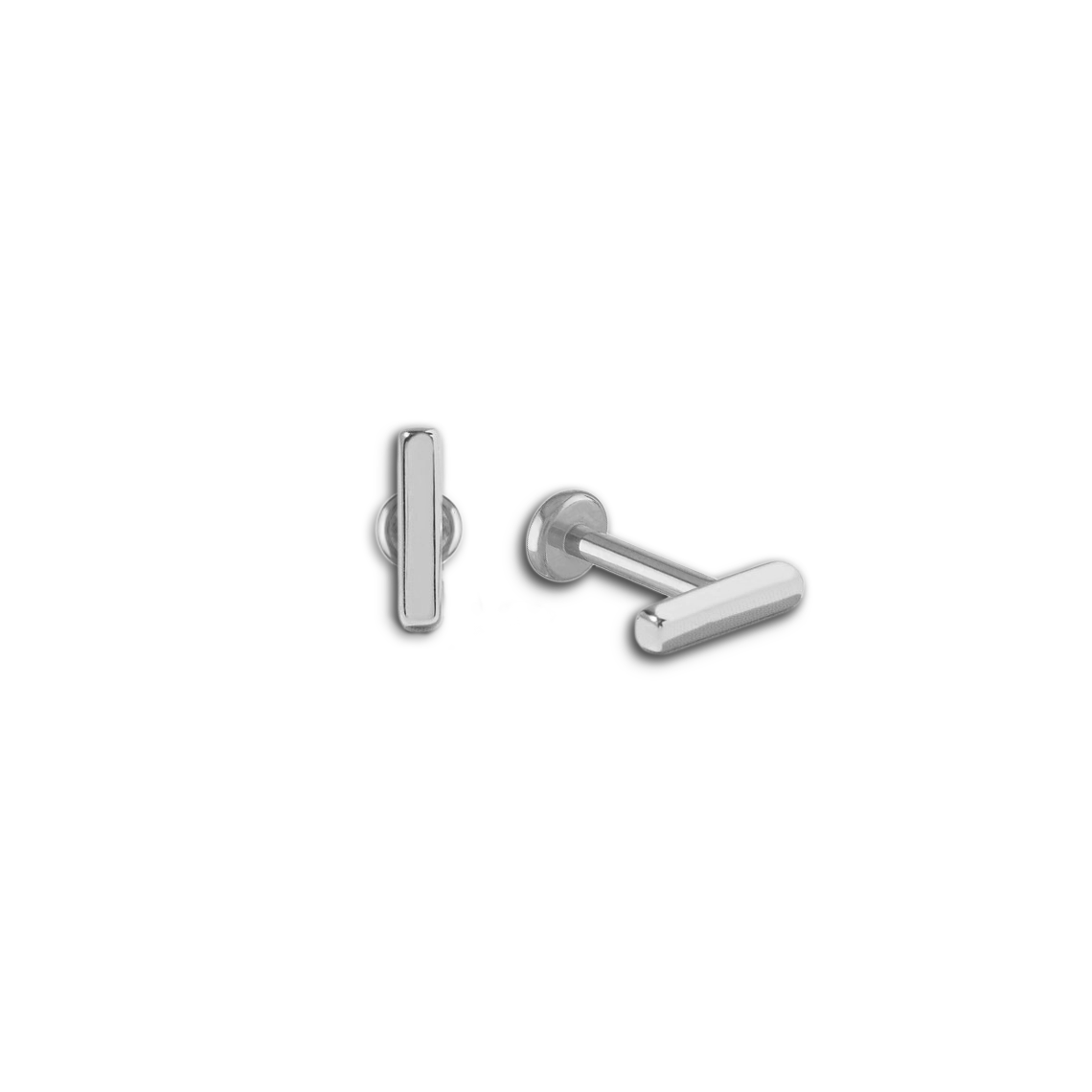 Little Bar Sleeper Flatback Earrings | 16g