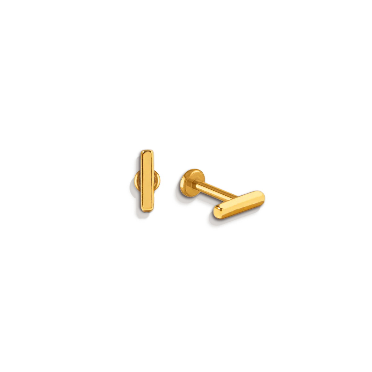 Little Bar Sleeper Flatback Earrings | 16g