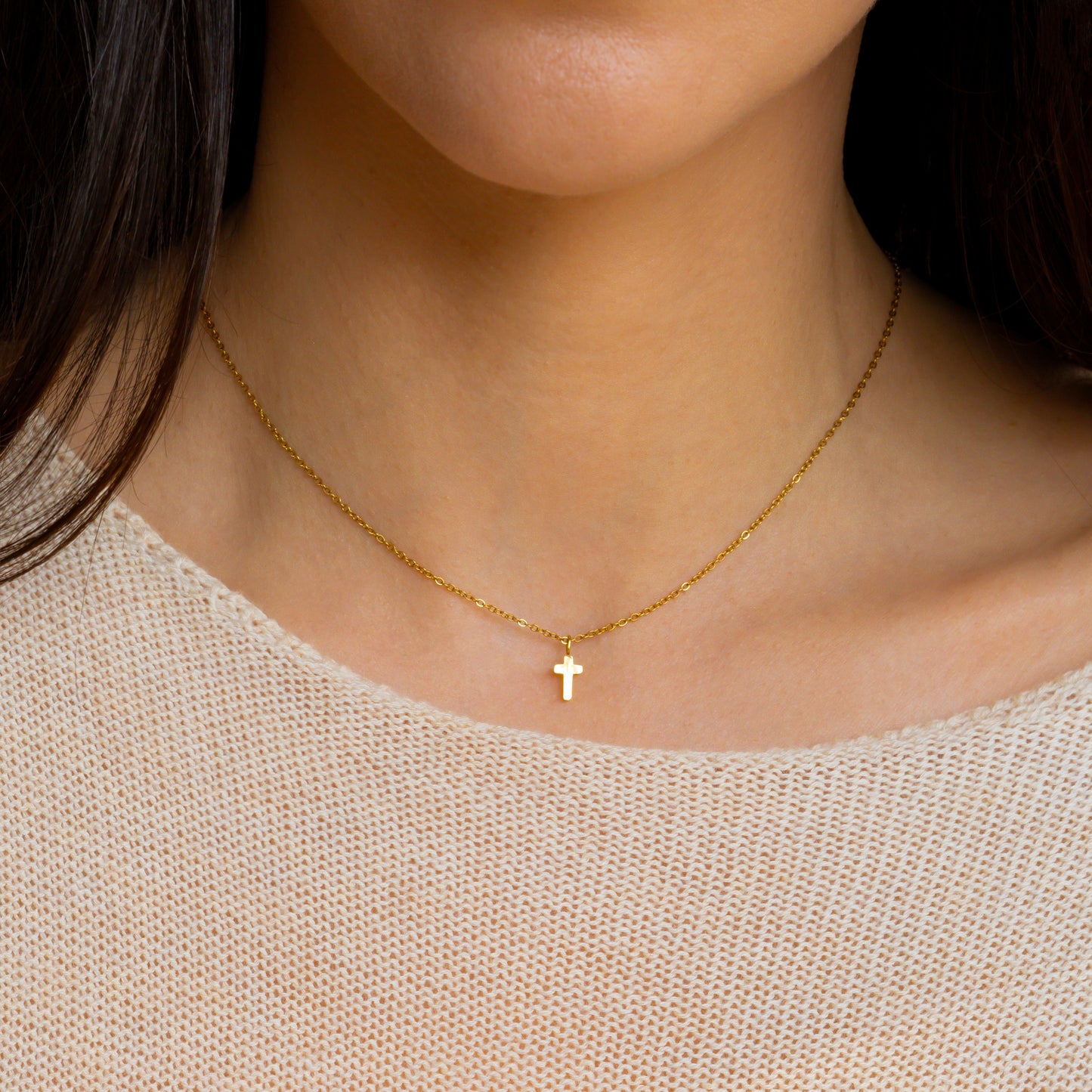 Dainty Cross Pendant
