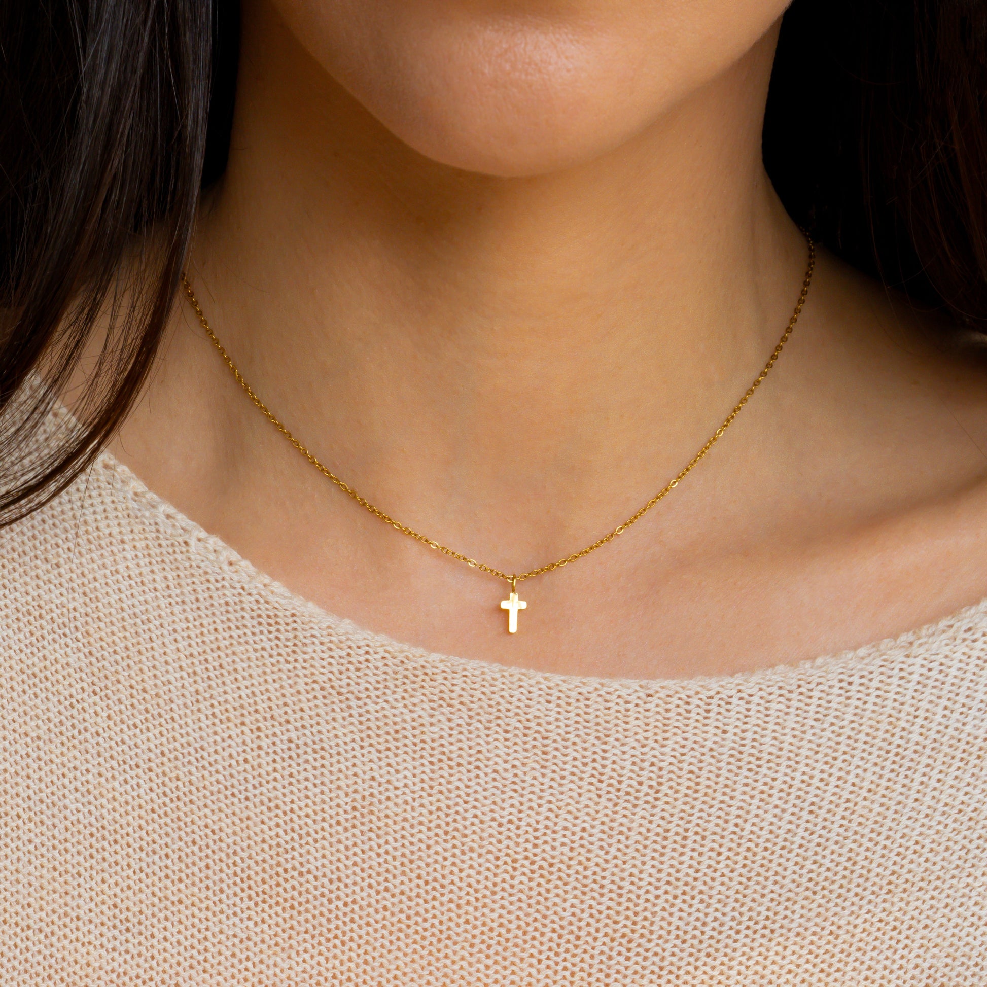 Dainty Cross Pendant