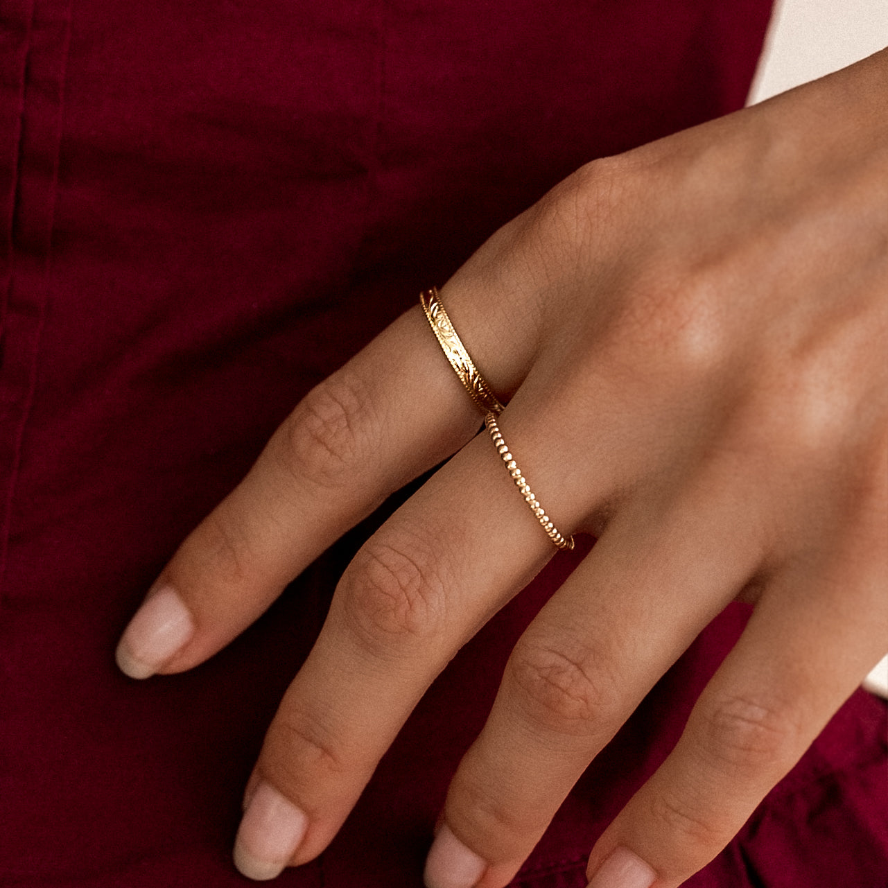Filigree Stacking Ring