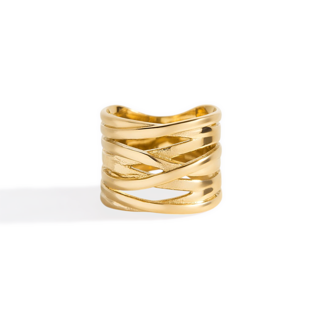 Wire Wrap Statement Ring