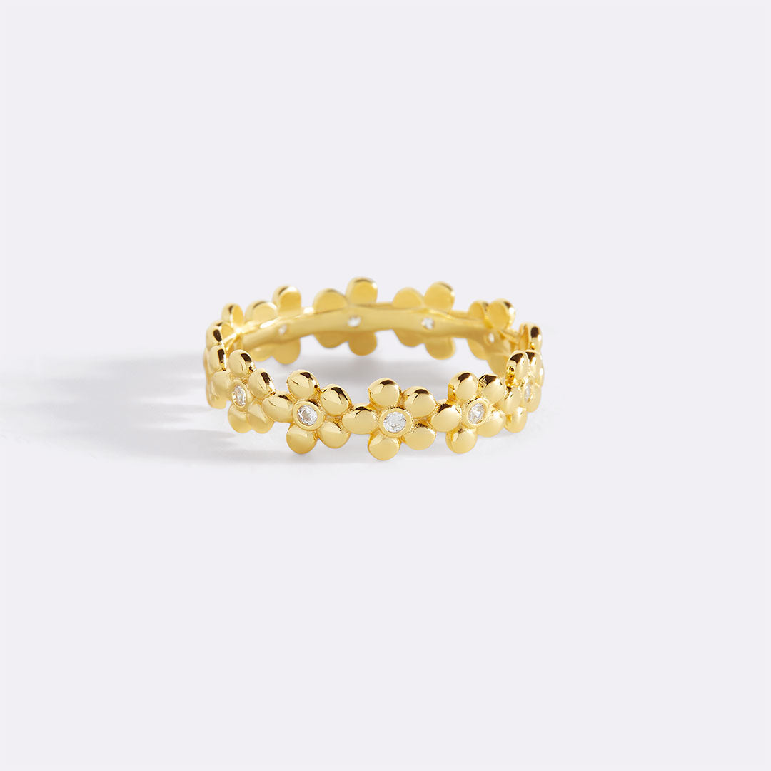 Diamonds & Daisies Eternity Ring