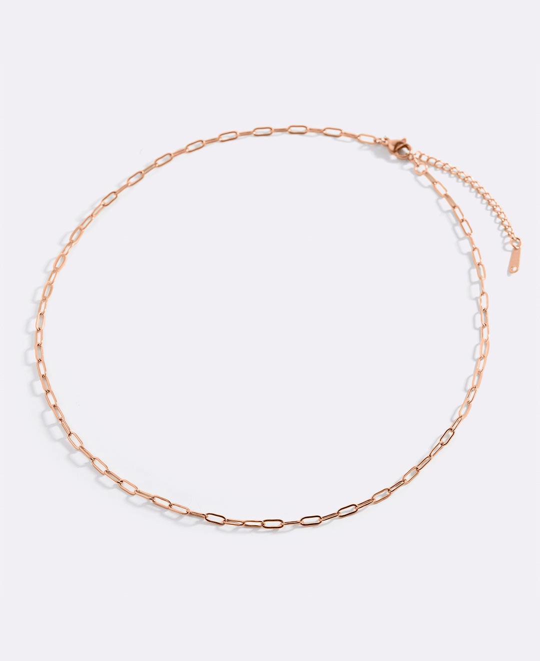 Thin Paperclip Necklace