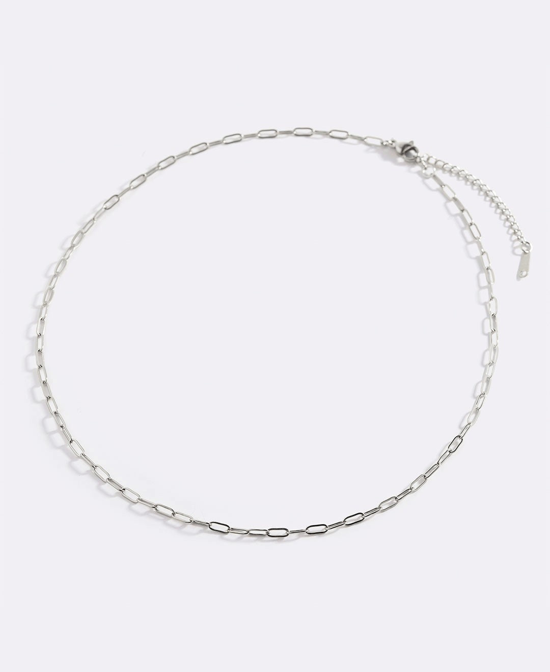 Thin Paperclip Necklace