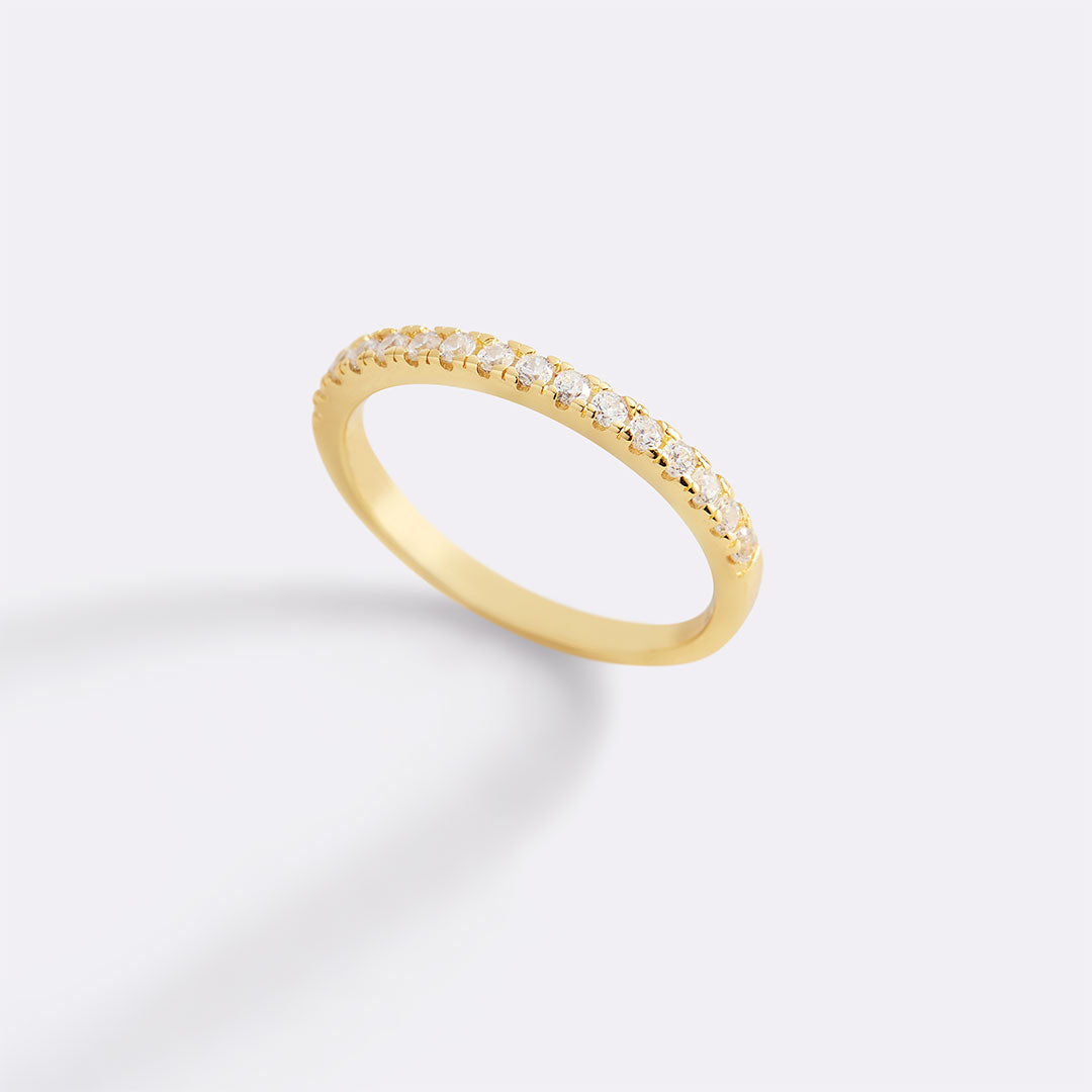 Micro Pavé Eternity Stacking Ring