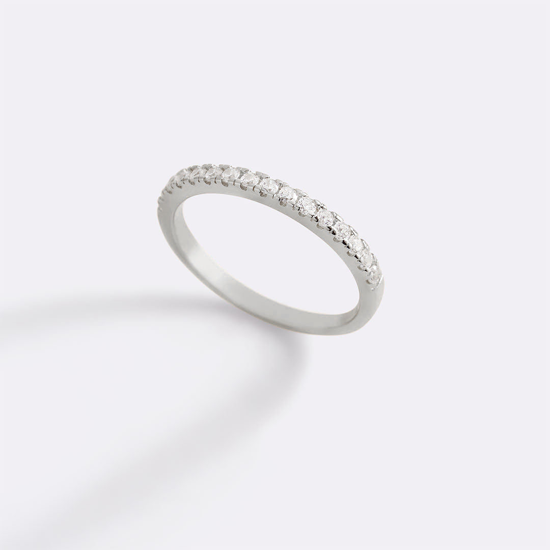 Micro Pavé Eternity Stacking Ring