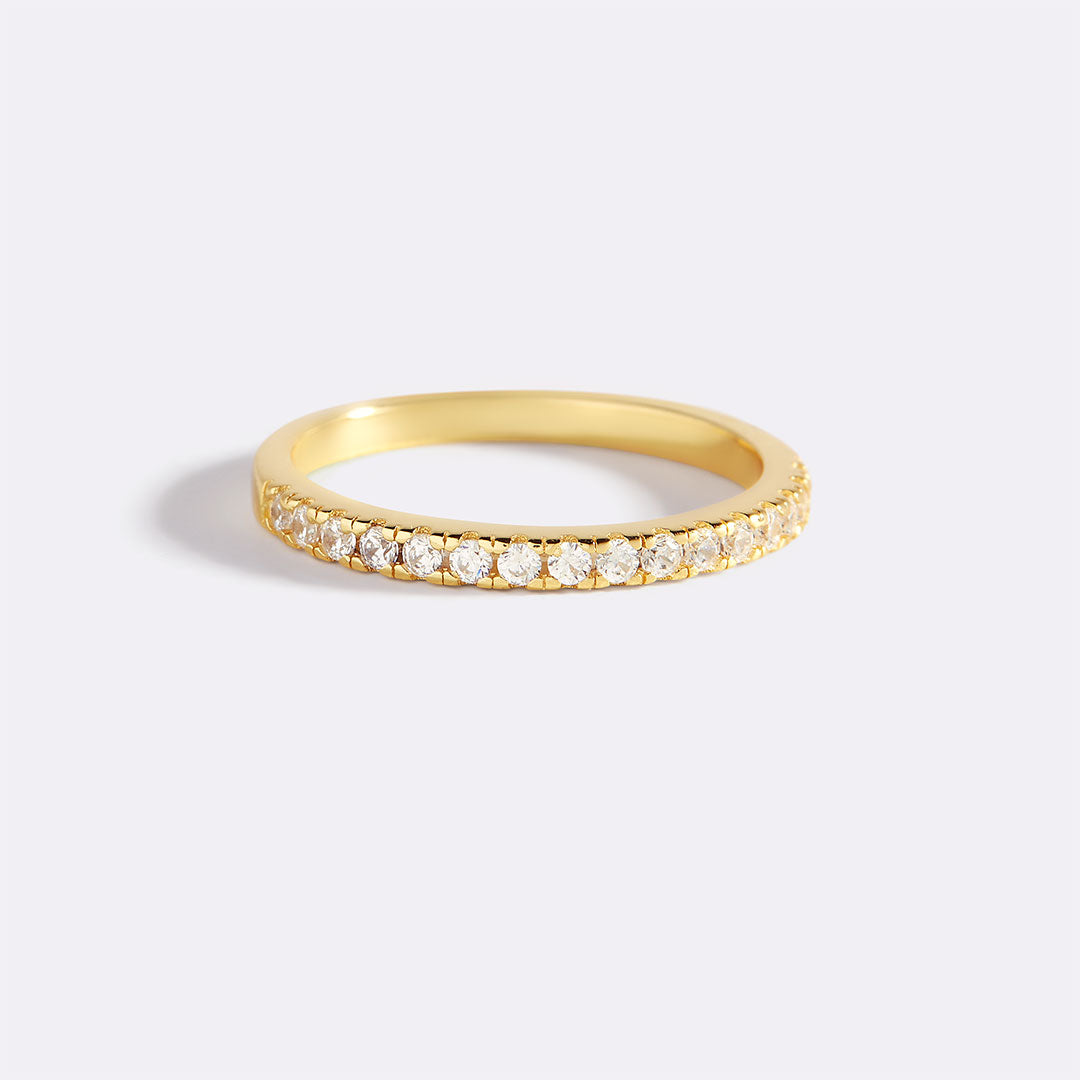 Micro Pavé Eternity Stacking Ring