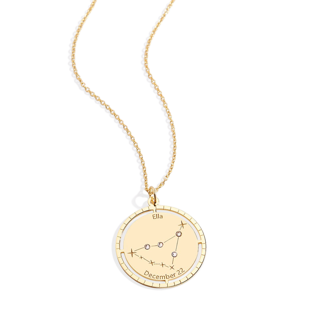 Personalized Constellation Pendant Necklace