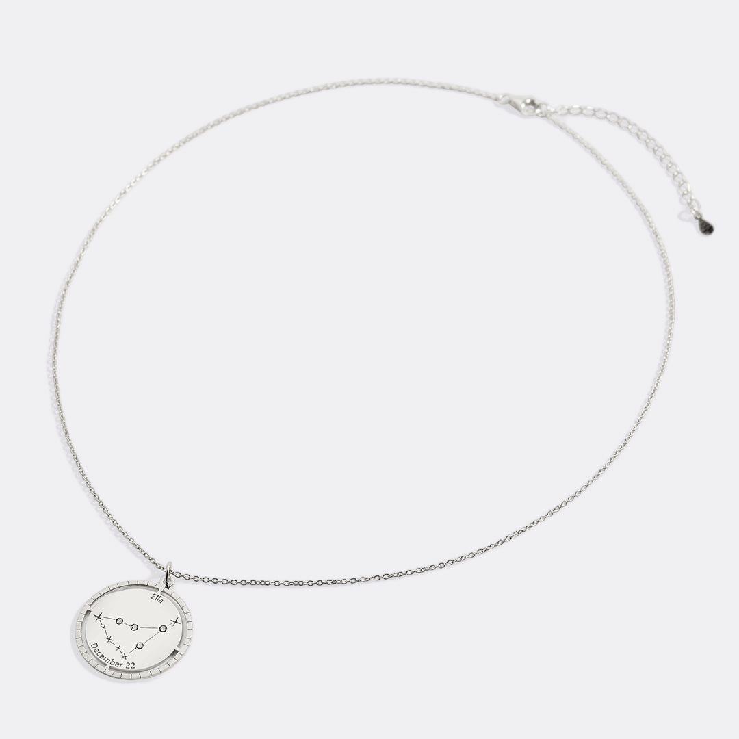 Personalized Constellation Pendant Necklace
