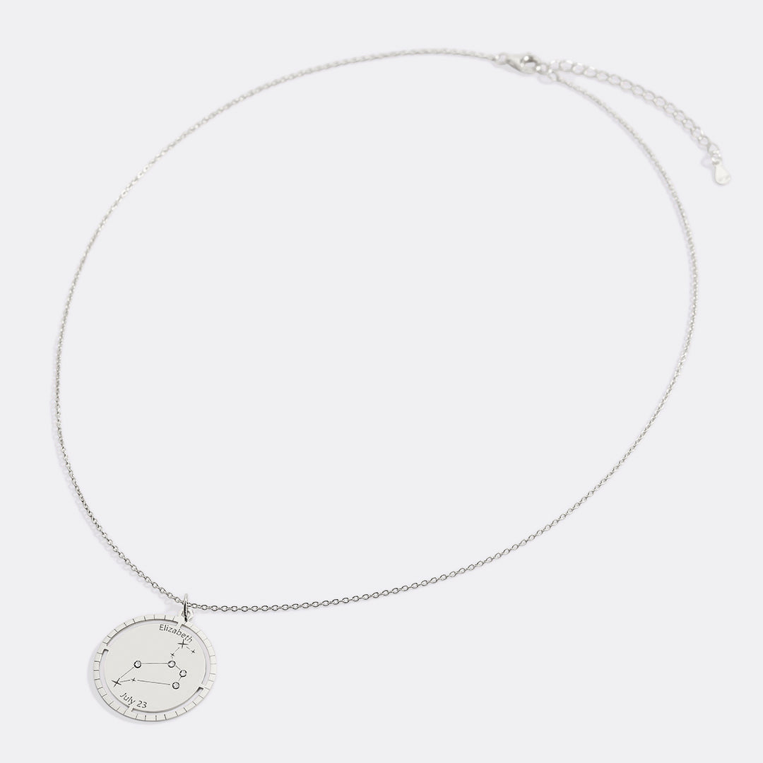 Personalized Constellation Pendant Necklace