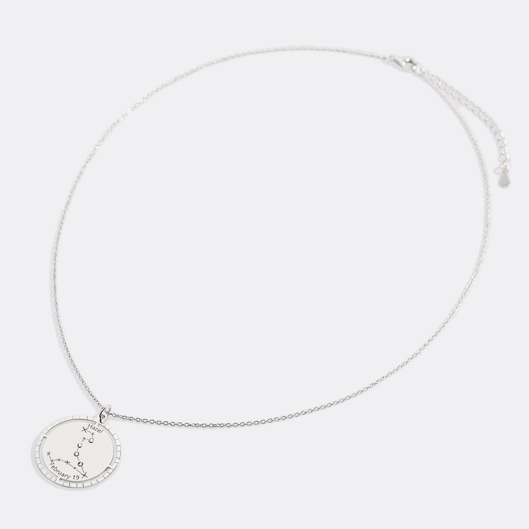 Personalized Constellation Pendant Necklace