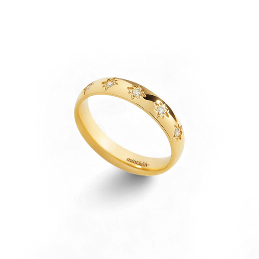 Star Set Stacking Ring