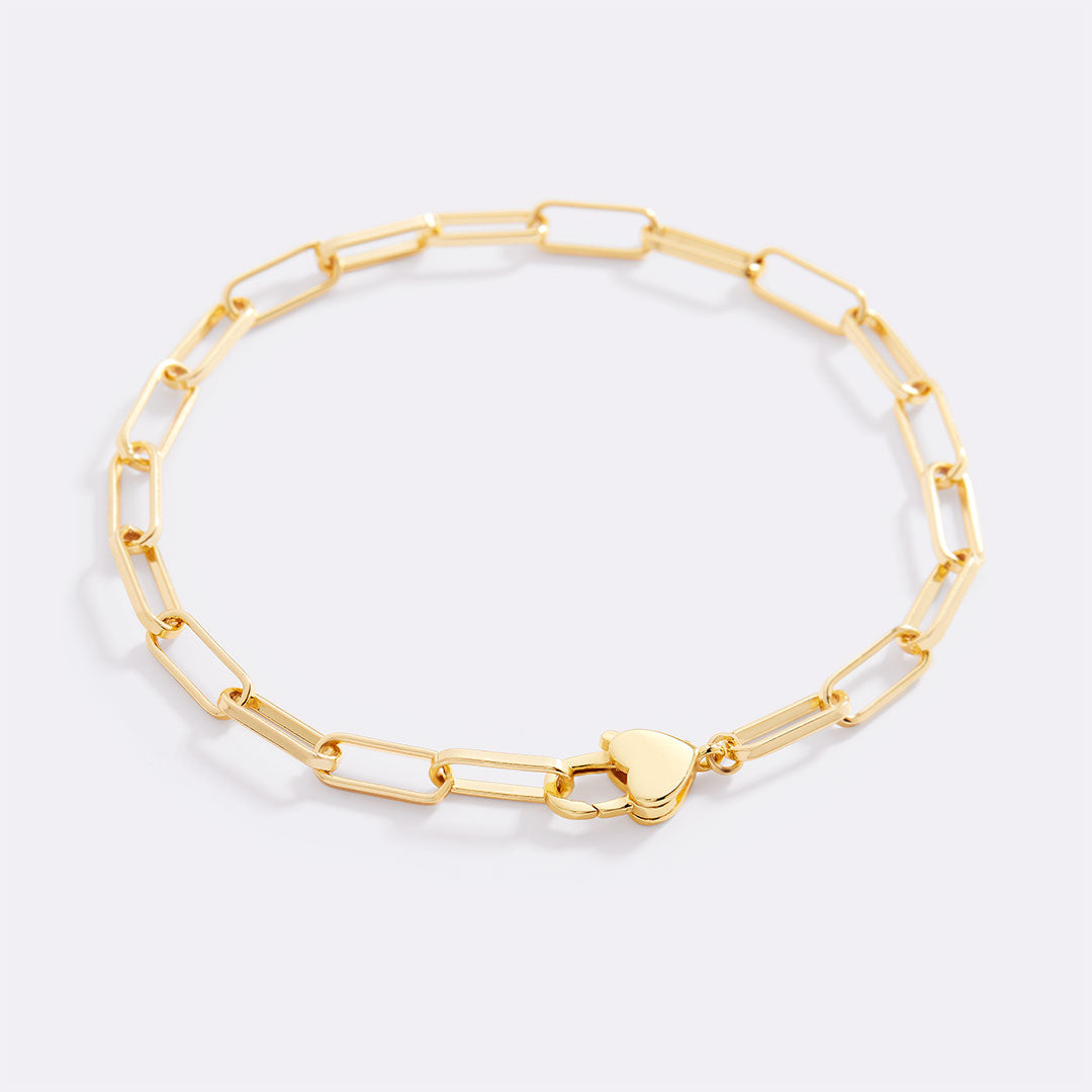 Heart Padlock Bracelet