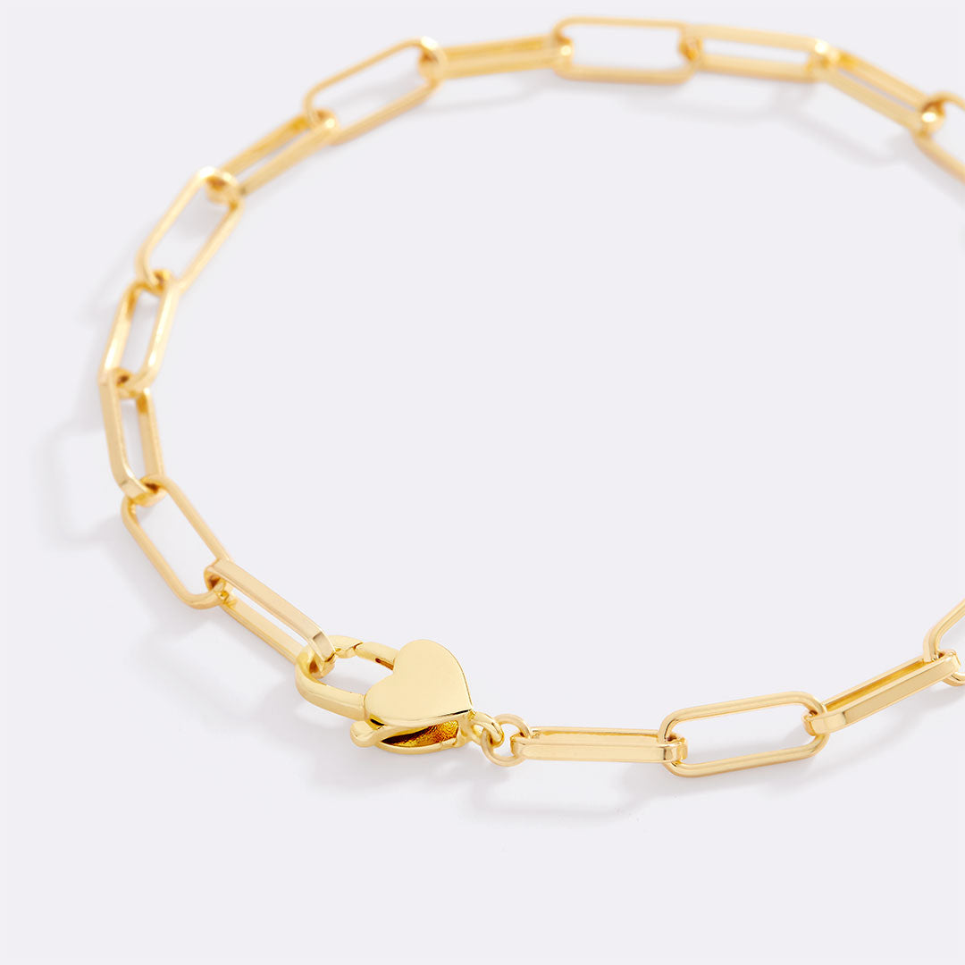 Heart Padlock Bracelet