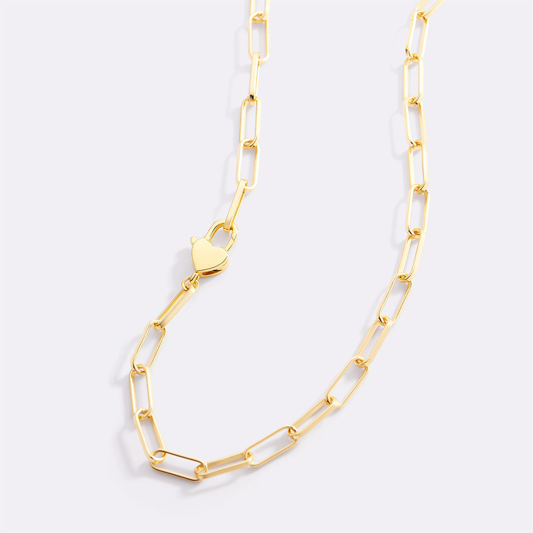 Heart Padlock Necklace
