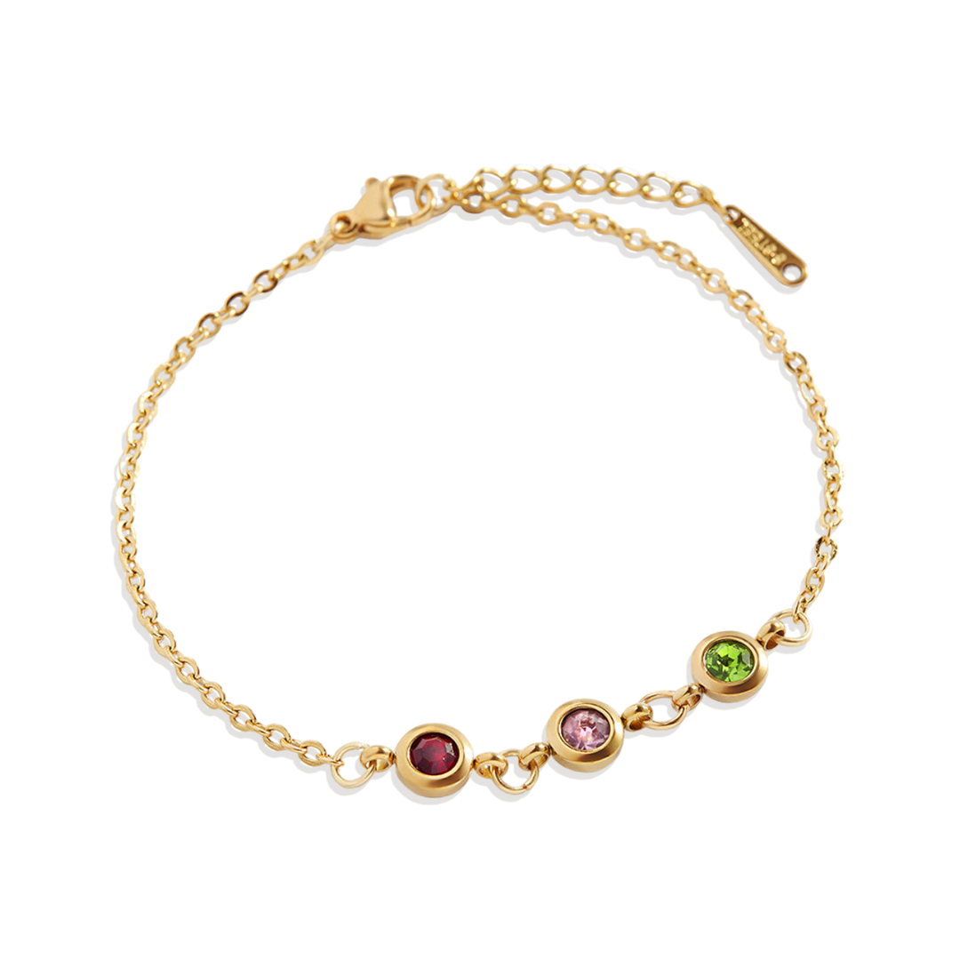 Personalized Birthstone Bracelet
