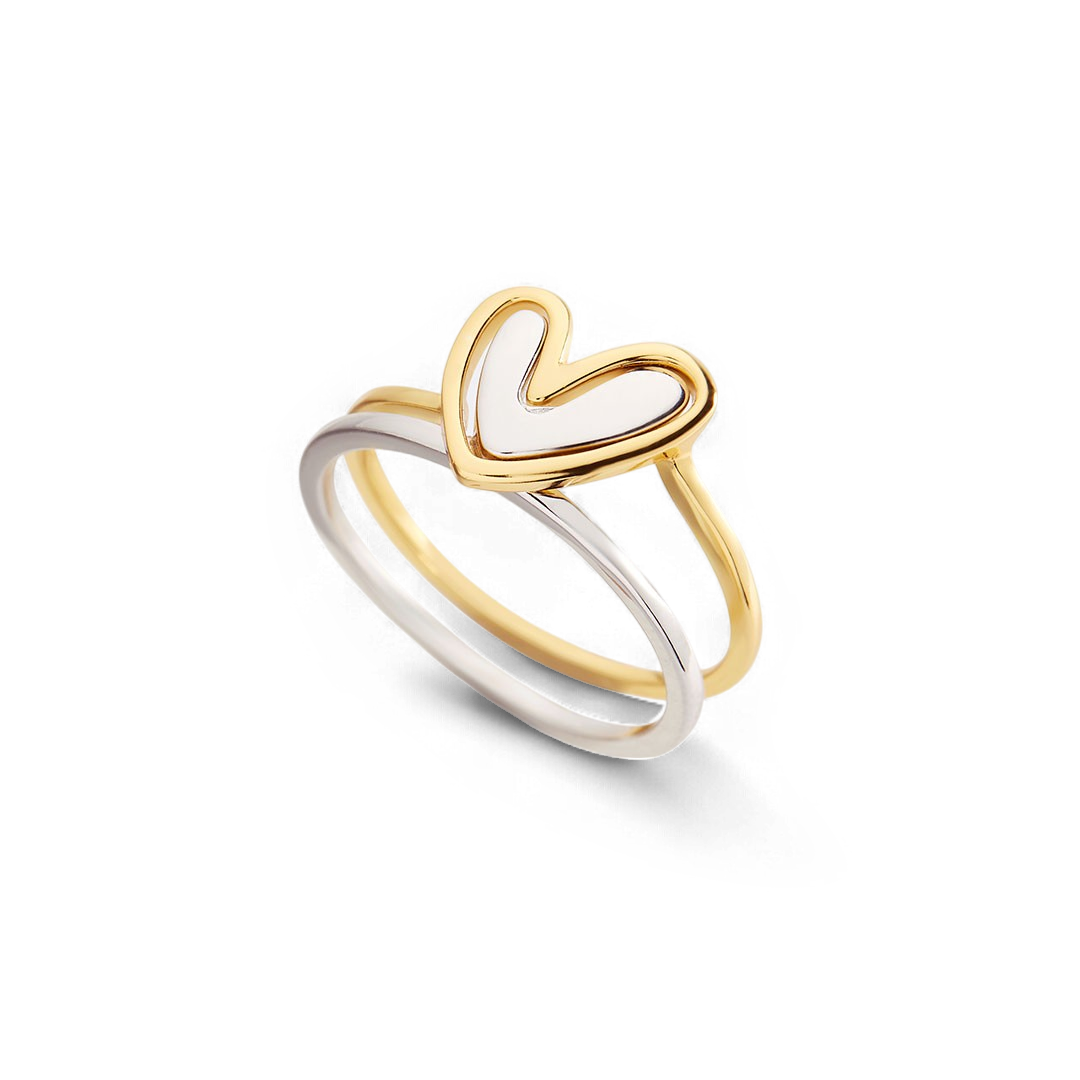 Self Love Layered Heart Ring