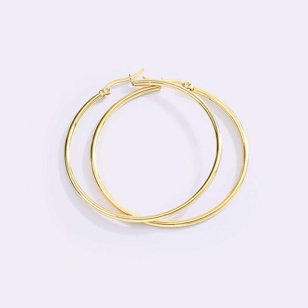 Lynette Large Hoop Earrings