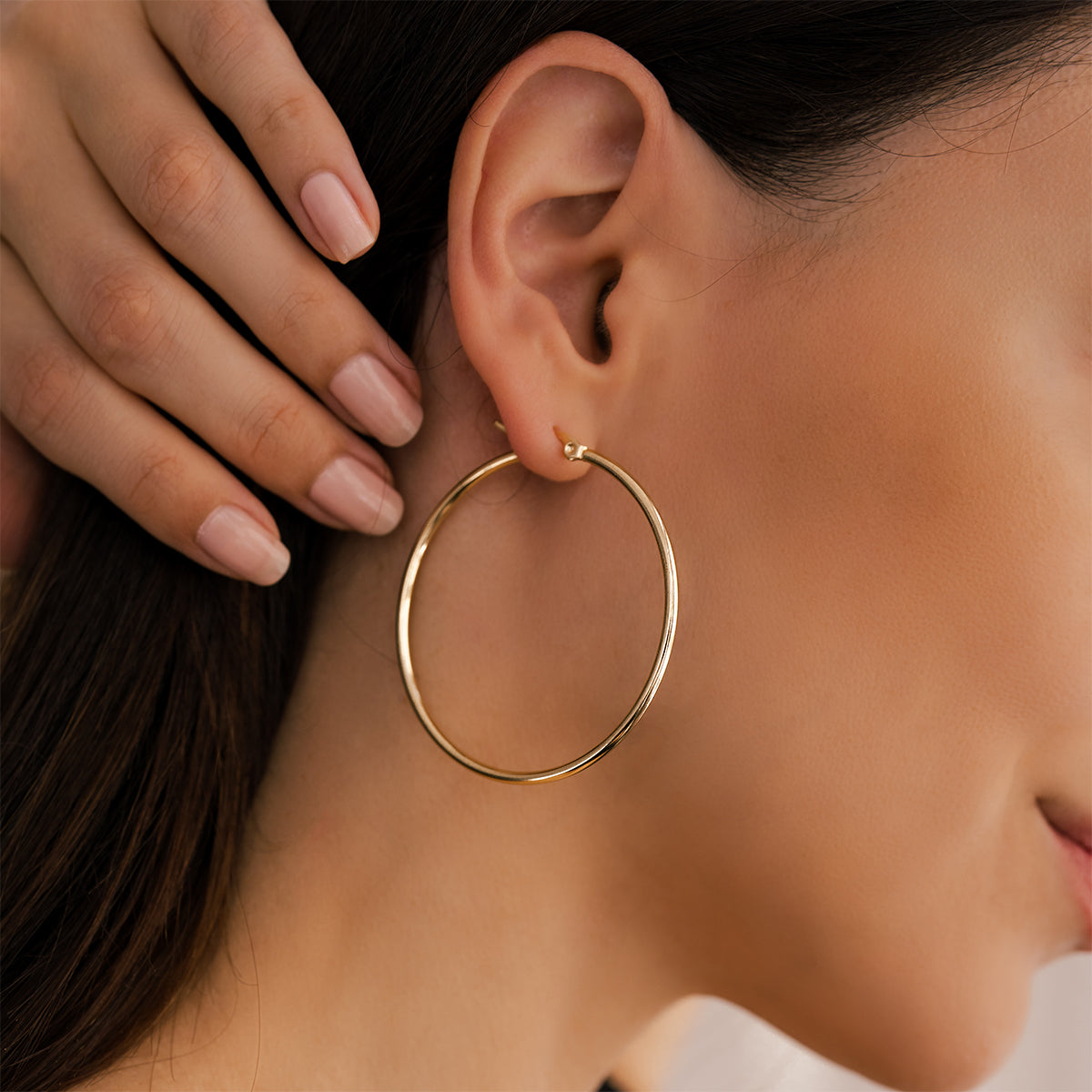 Lynette Large Hoop Earrings